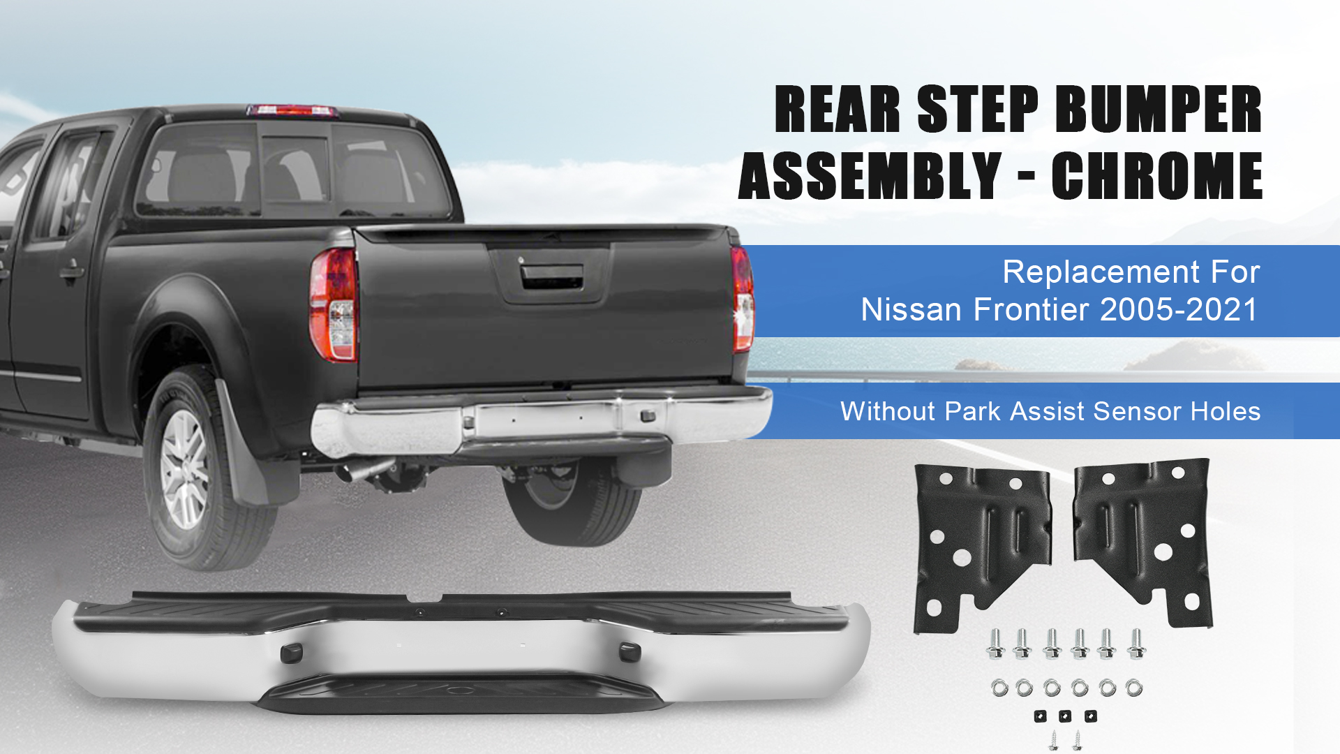 Amazon.com: Rear Step Bumper Assembly Replacement For Nissan